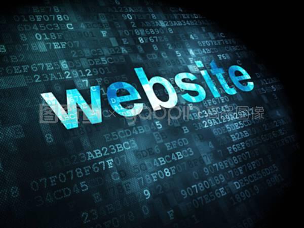 seo數字背景網頁設計概念網站